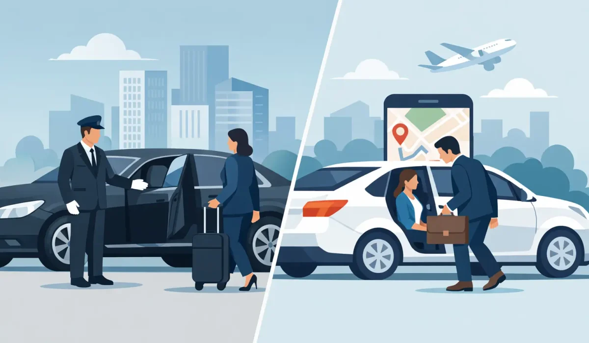 Chauffeur vs Rideshare for Business Travel